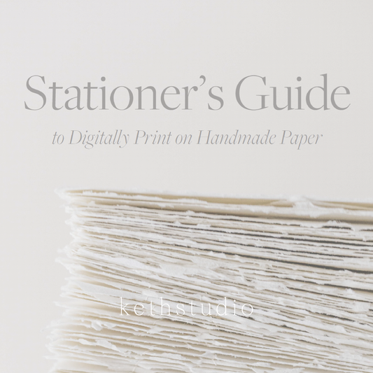 Stationer's Guide to Digitally Print on Handmade Paper
