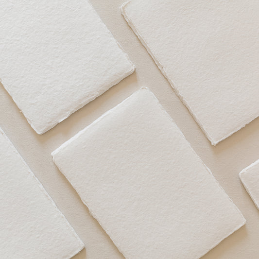 A5 – White Handmade Paper