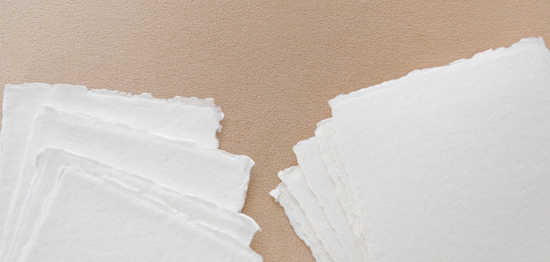 Achieve Flat Handmade Paper Deckled Edges