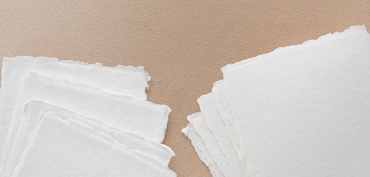 Achieve Flat Handmade Paper Deckled Edges