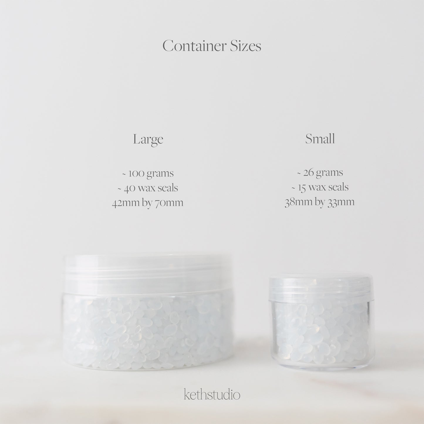 Vellum Wax Beads