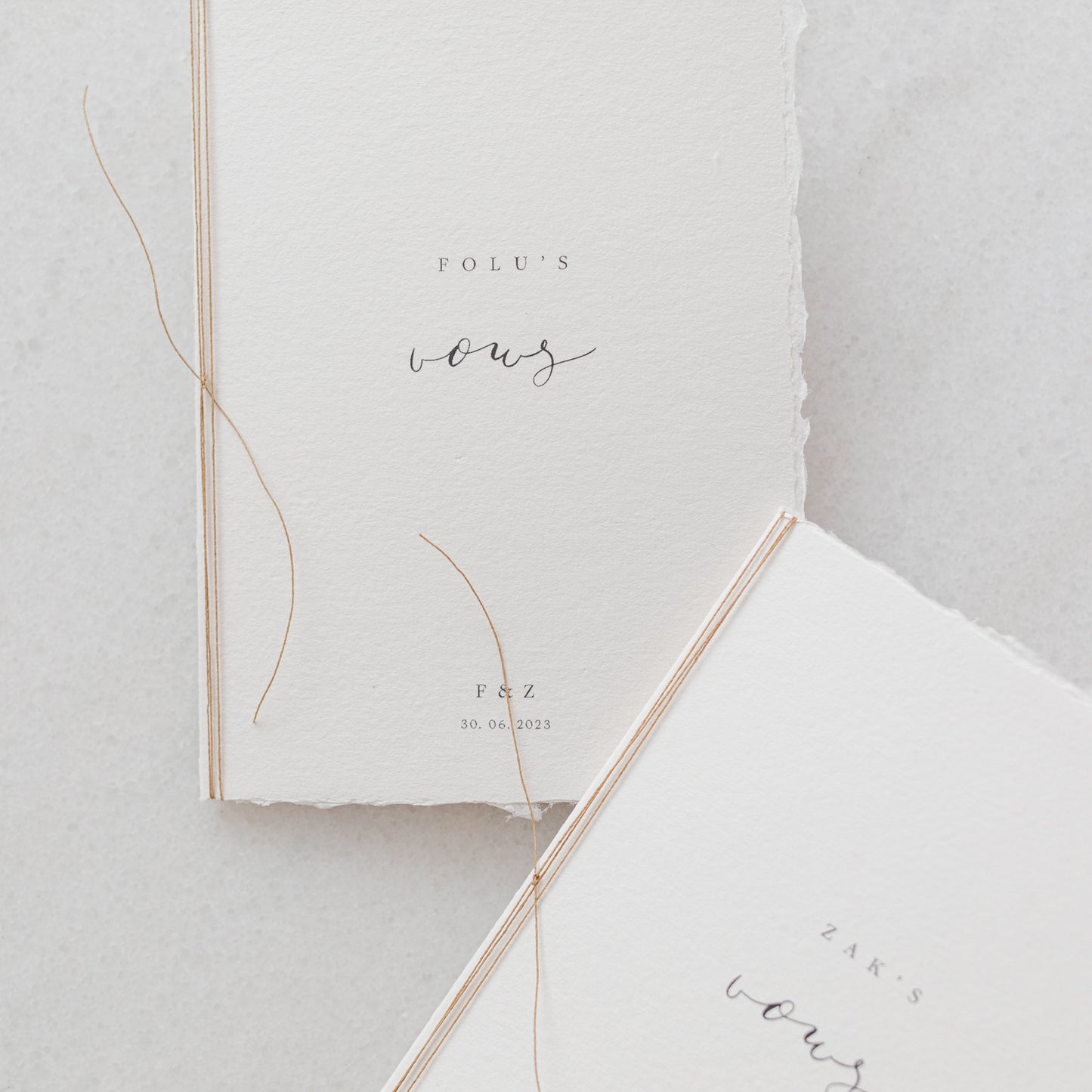 Alice Personalised Vow Books