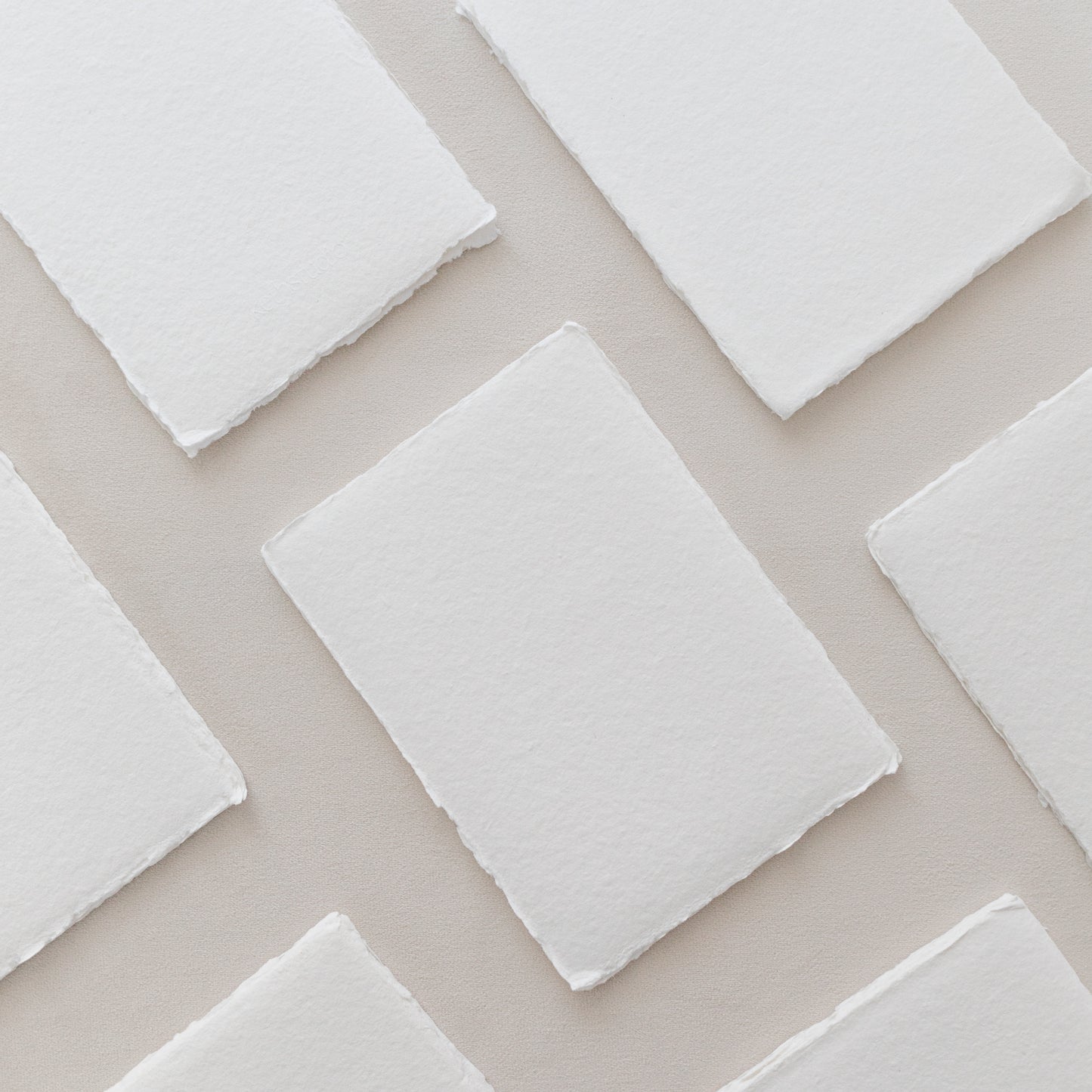 5x7 – White Handmade Paper