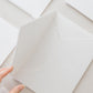 C5 – White Handmade Paper Envelopes