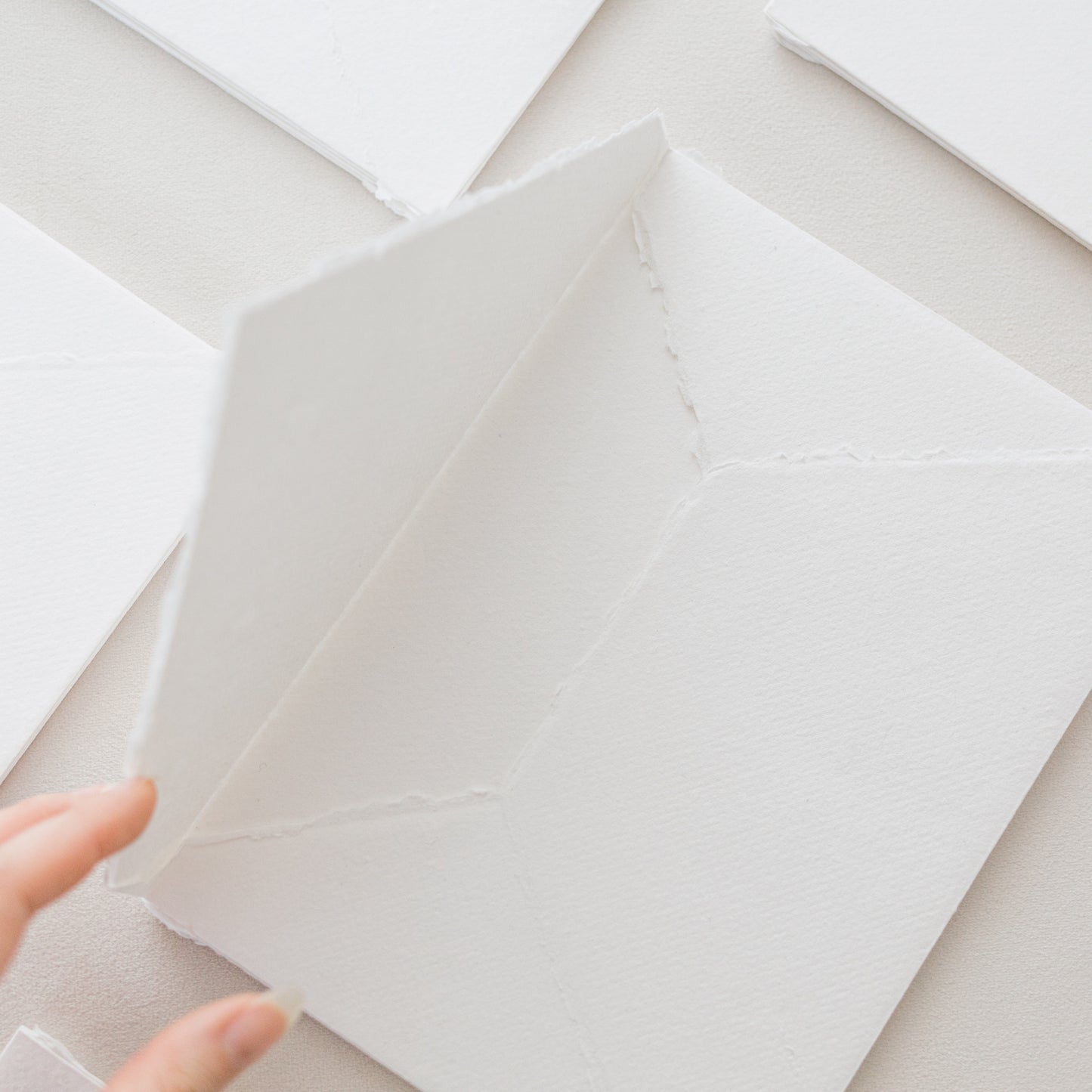 C5 – White Handmade Paper Envelopes