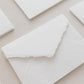 C6 – White Handmade Paper Envelopes