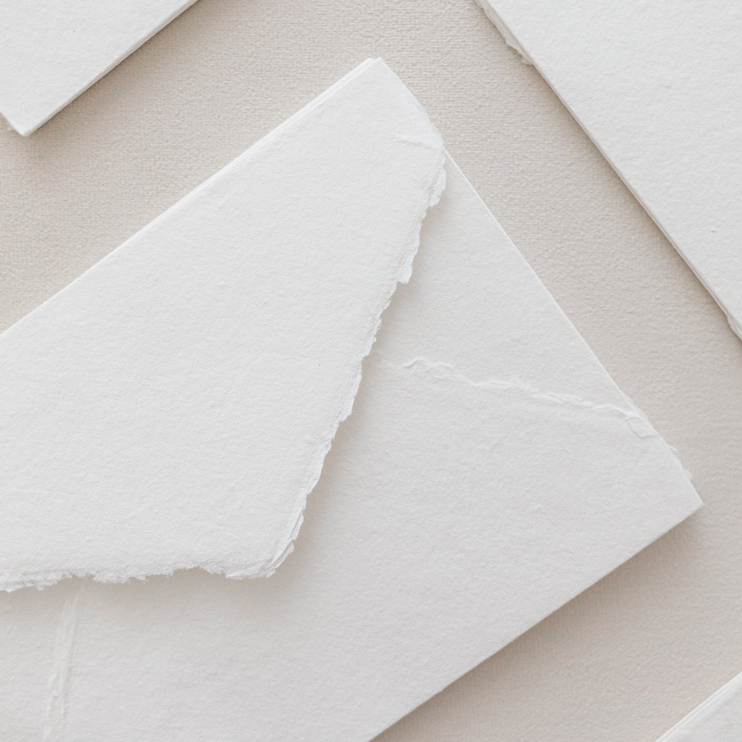 C6 – White Handmade Paper Envelopes