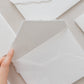 C6 – White Handmade Paper Envelopes