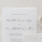 Elisabeth Wedding Invitation