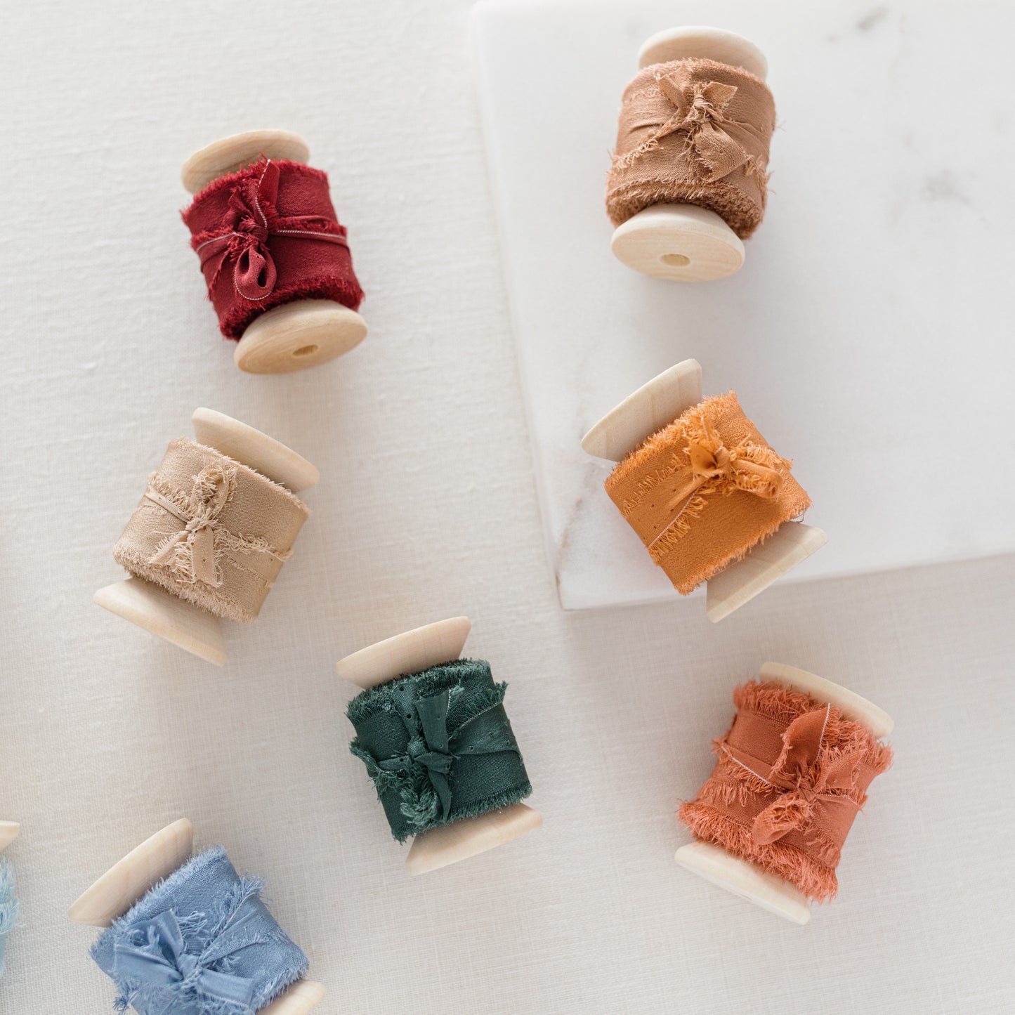 Silk Ribbons & Spool – 25mm by 5 Meters