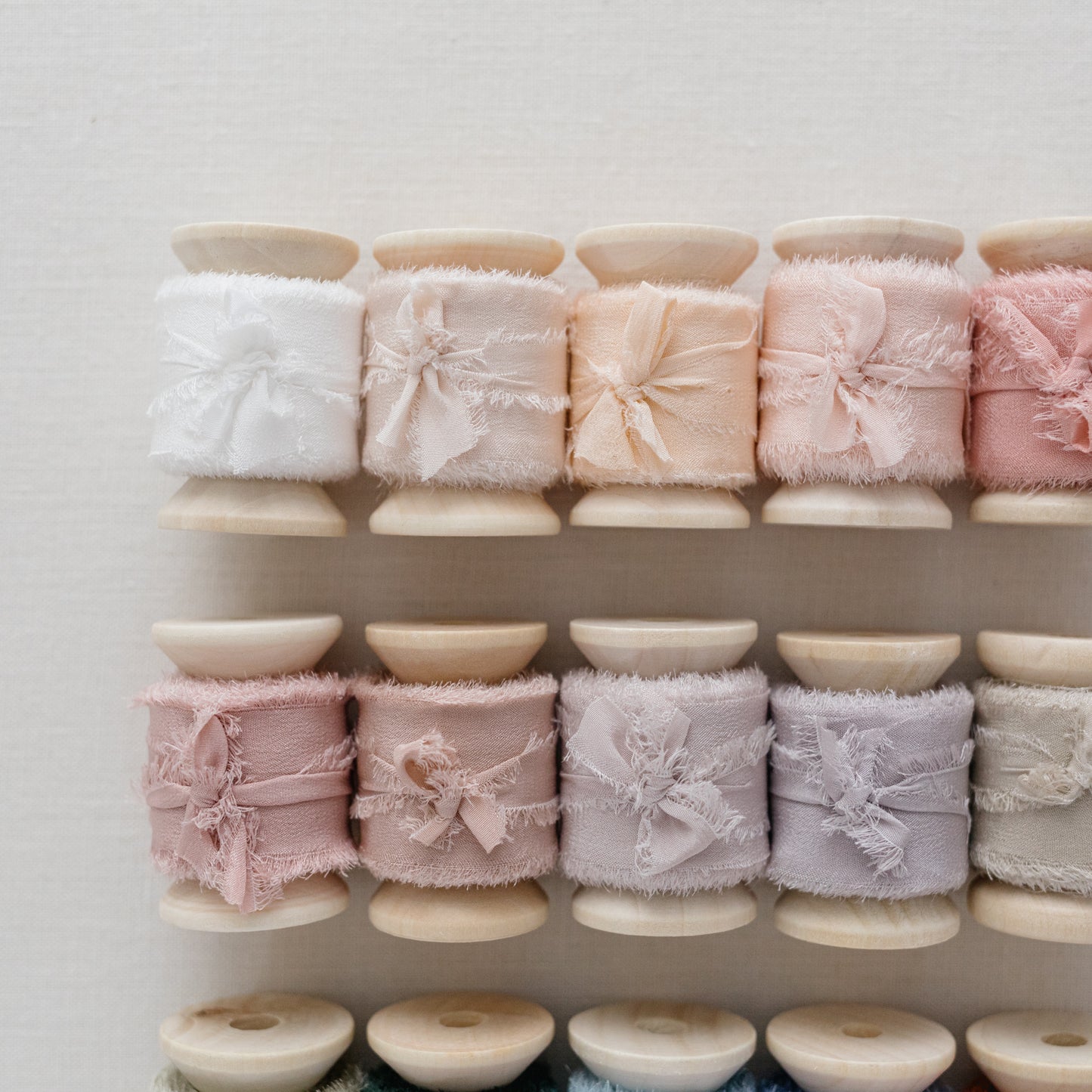 Silk Ribbons – 25mm by 30cm Samples