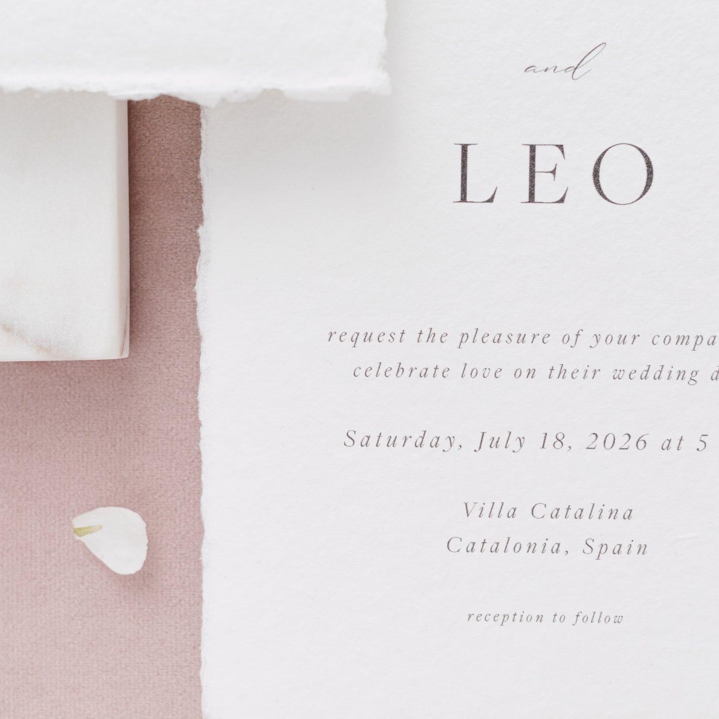 Mia Wedding Invitation
