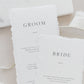 Gemma Personalised Wedding Menu