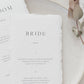 Gemma Personalised Wedding Menu