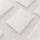 70mm by 90mm White Handmade Paper Place Cards