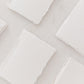 70mm by 90mm White Handmade Paper Place Cards