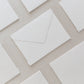 5.5x7.5 – White Handmade Paper Envelopes