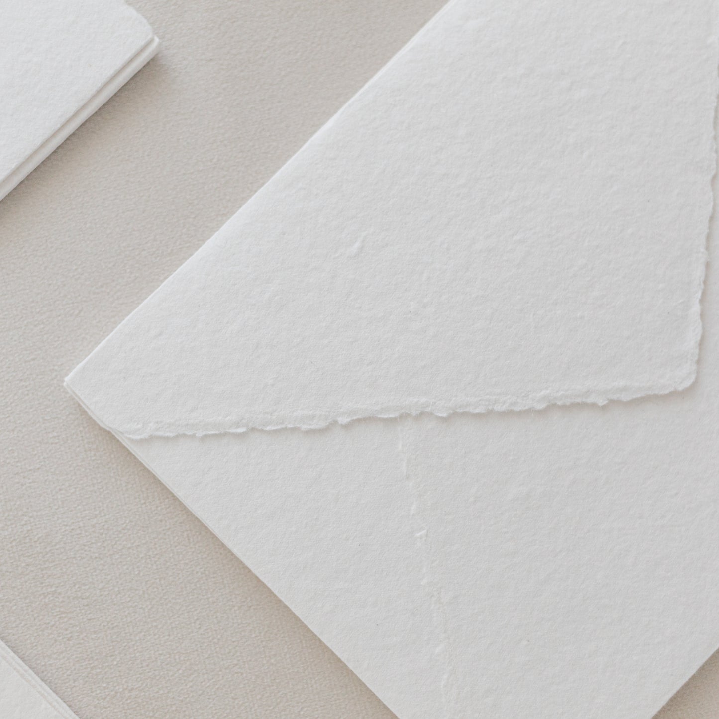 5.5x7.5 – White Handmade Paper Envelopes