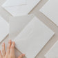 5.5x7.5 – White Handmade Paper Envelopes