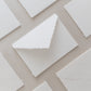 5.5x7.5 – White Handmade Paper Envelopes