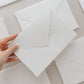 5.5x7.5 – White Handmade Paper Envelopes