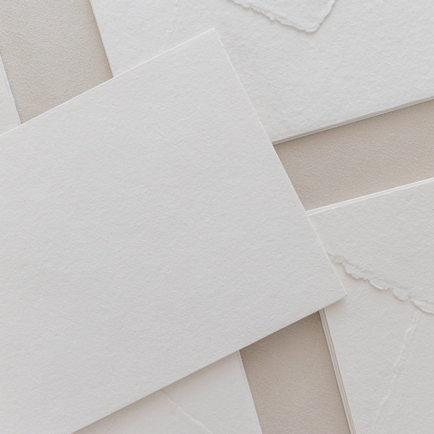 5.5x7.5 – White Handmade Paper Envelopes