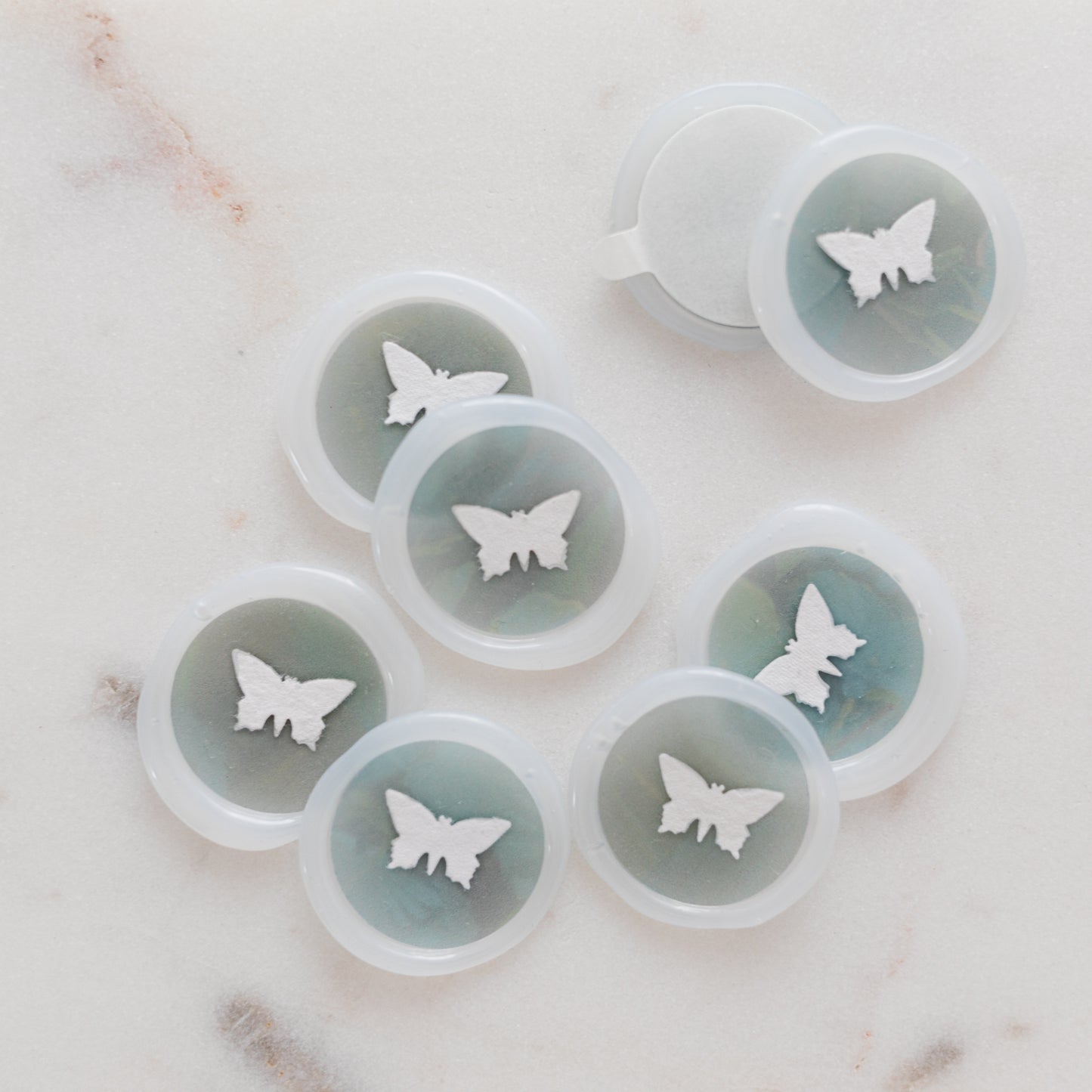 Butterfly Fine Art Vellum Wax Seals