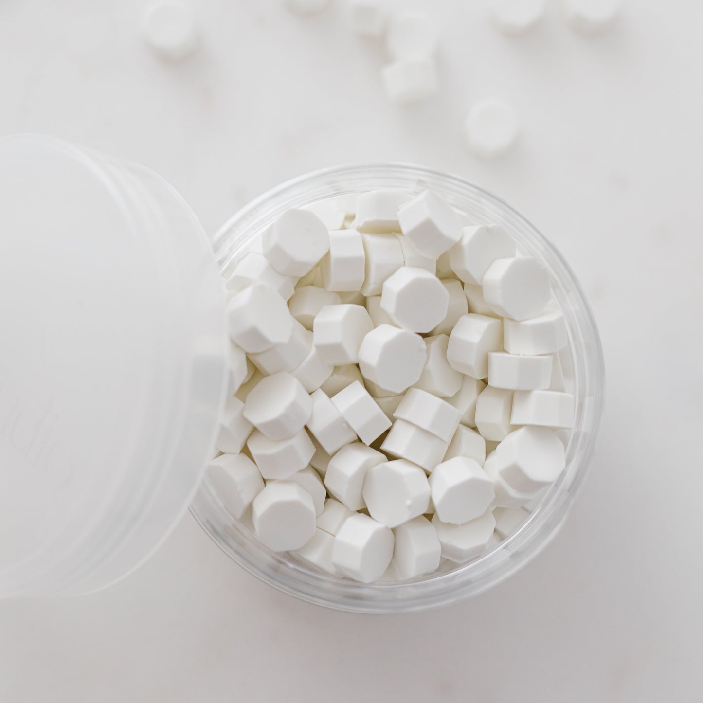 White Wax Beads