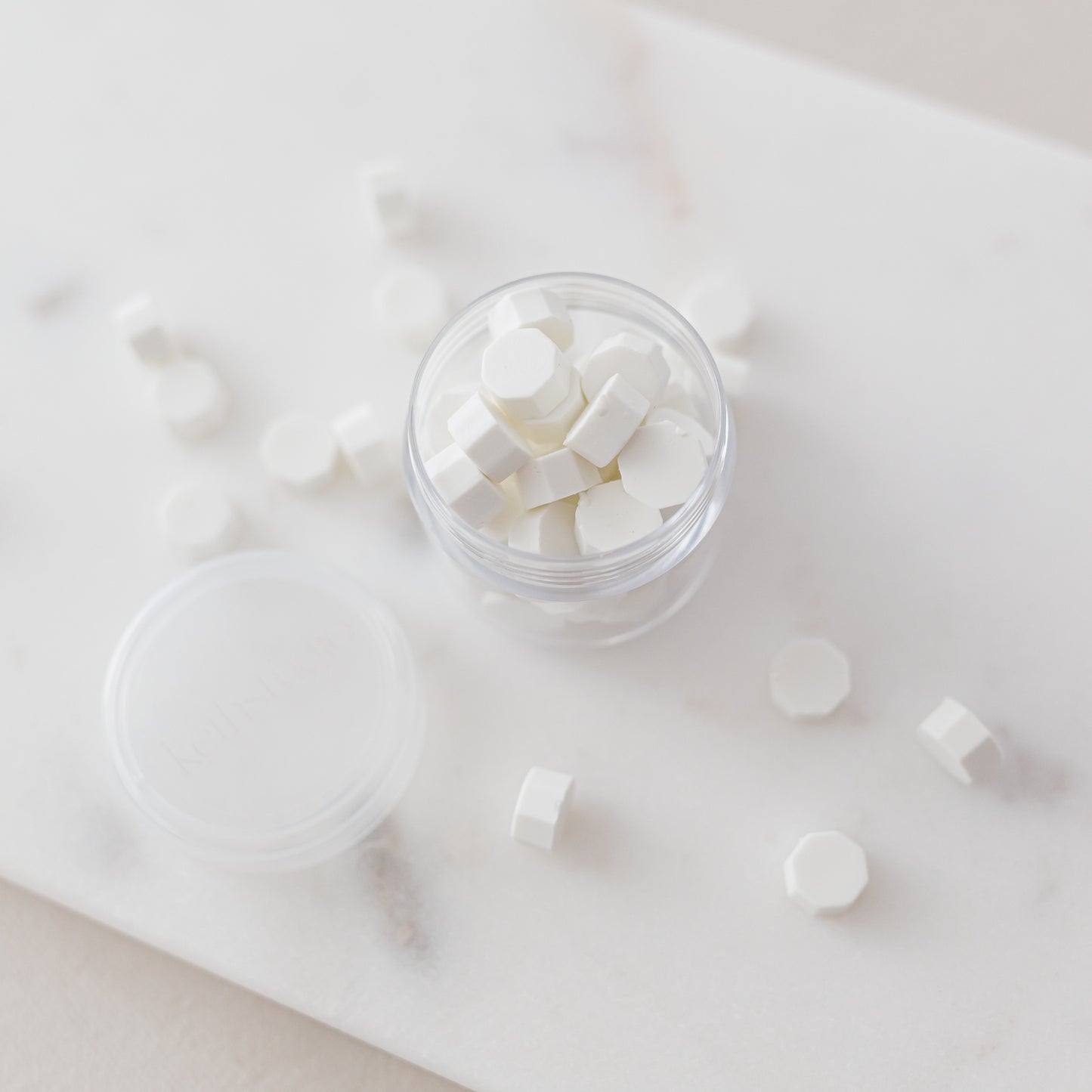 White Wax Beads