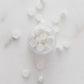 White Wax Beads