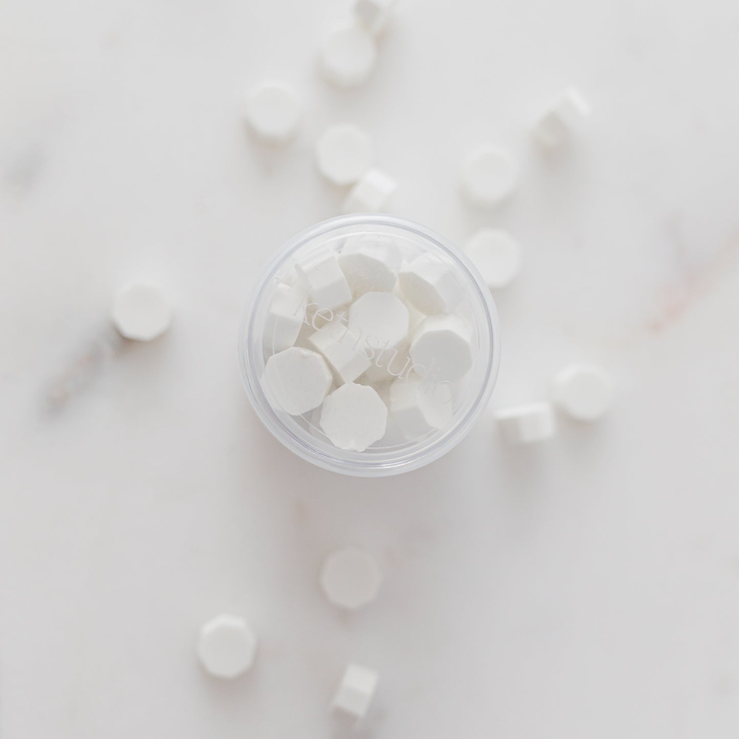 White Wax Beads