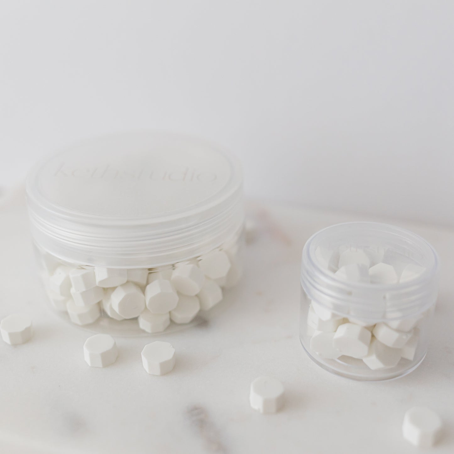 White Wax Beads