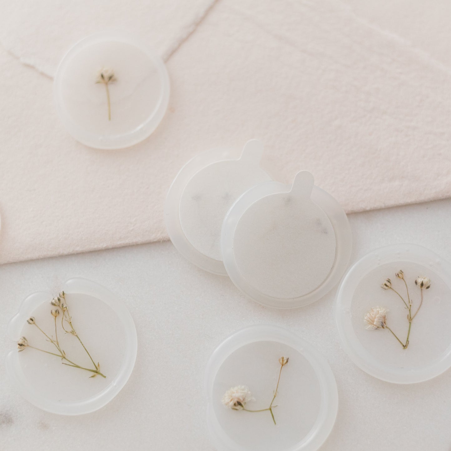 Baby's Breath (Gypsophila) Vellum Seals