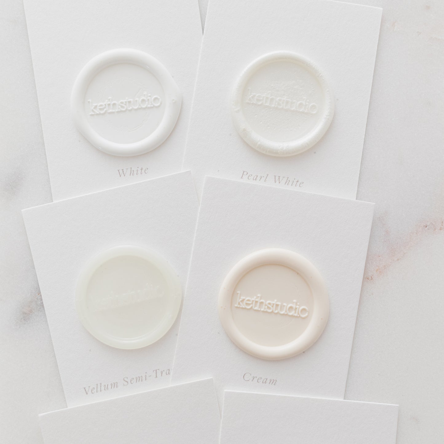 Wax Seal Sample Cards