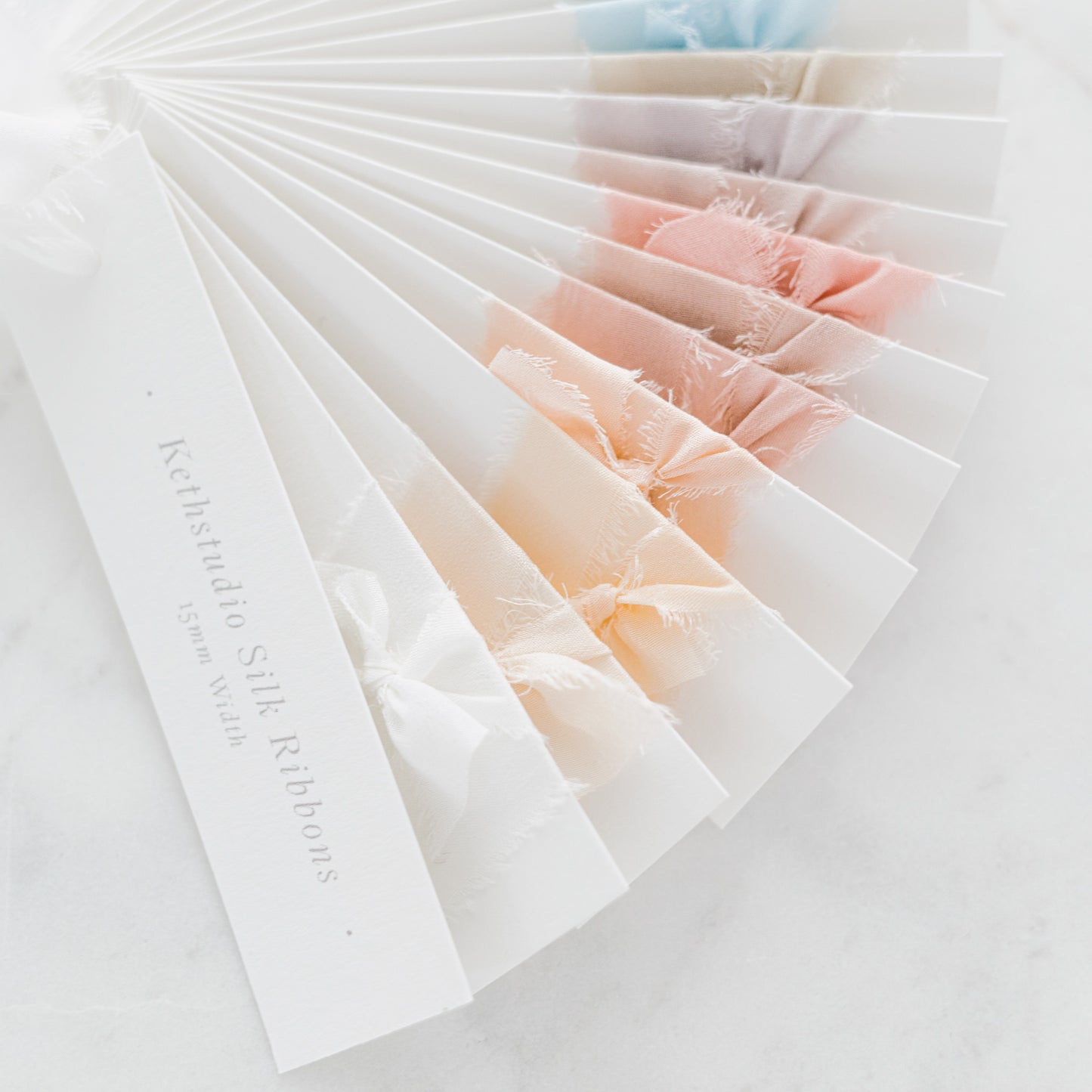 Silk Ribbon Sample Swatch Cards
