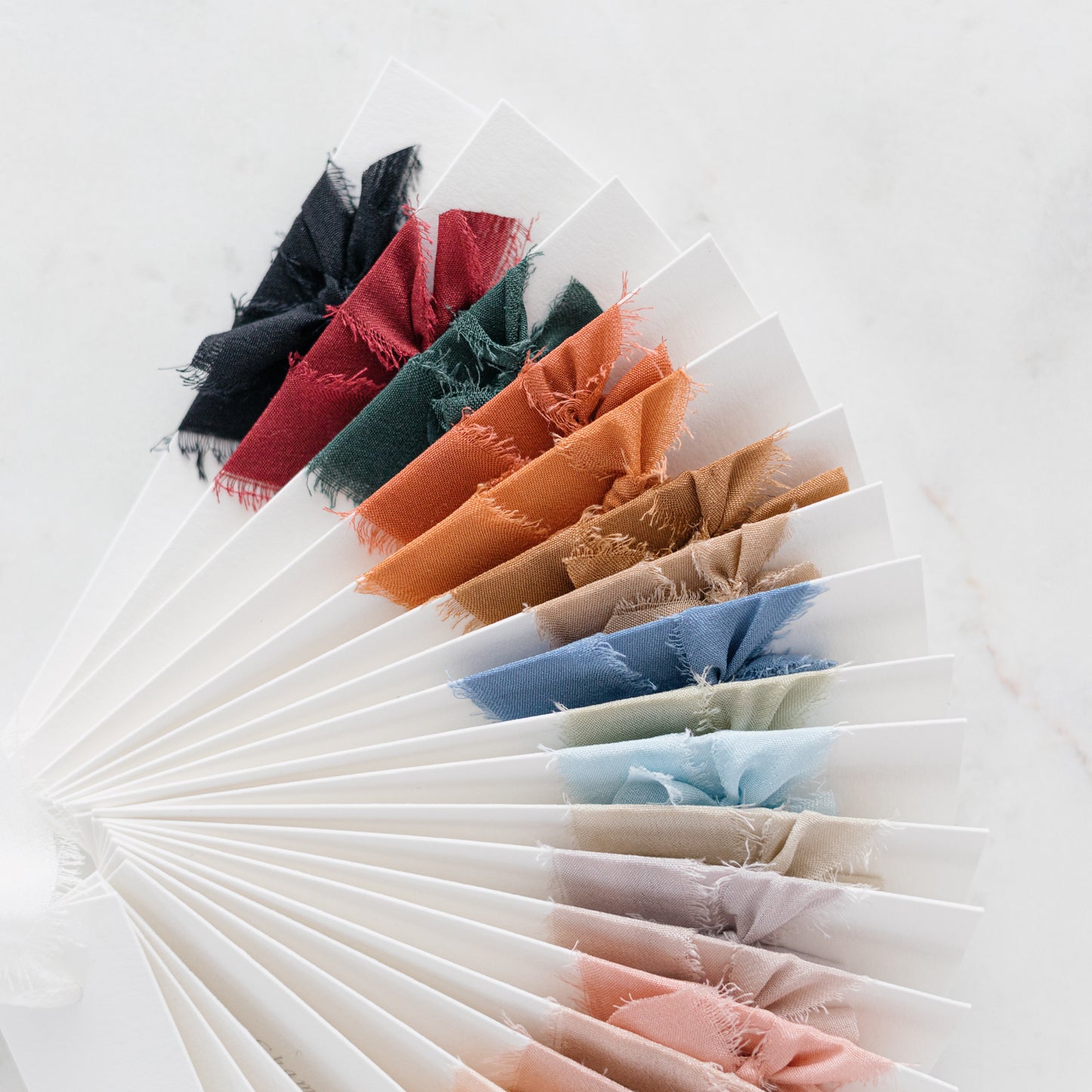 Silk Ribbon Sample Swatch Cards