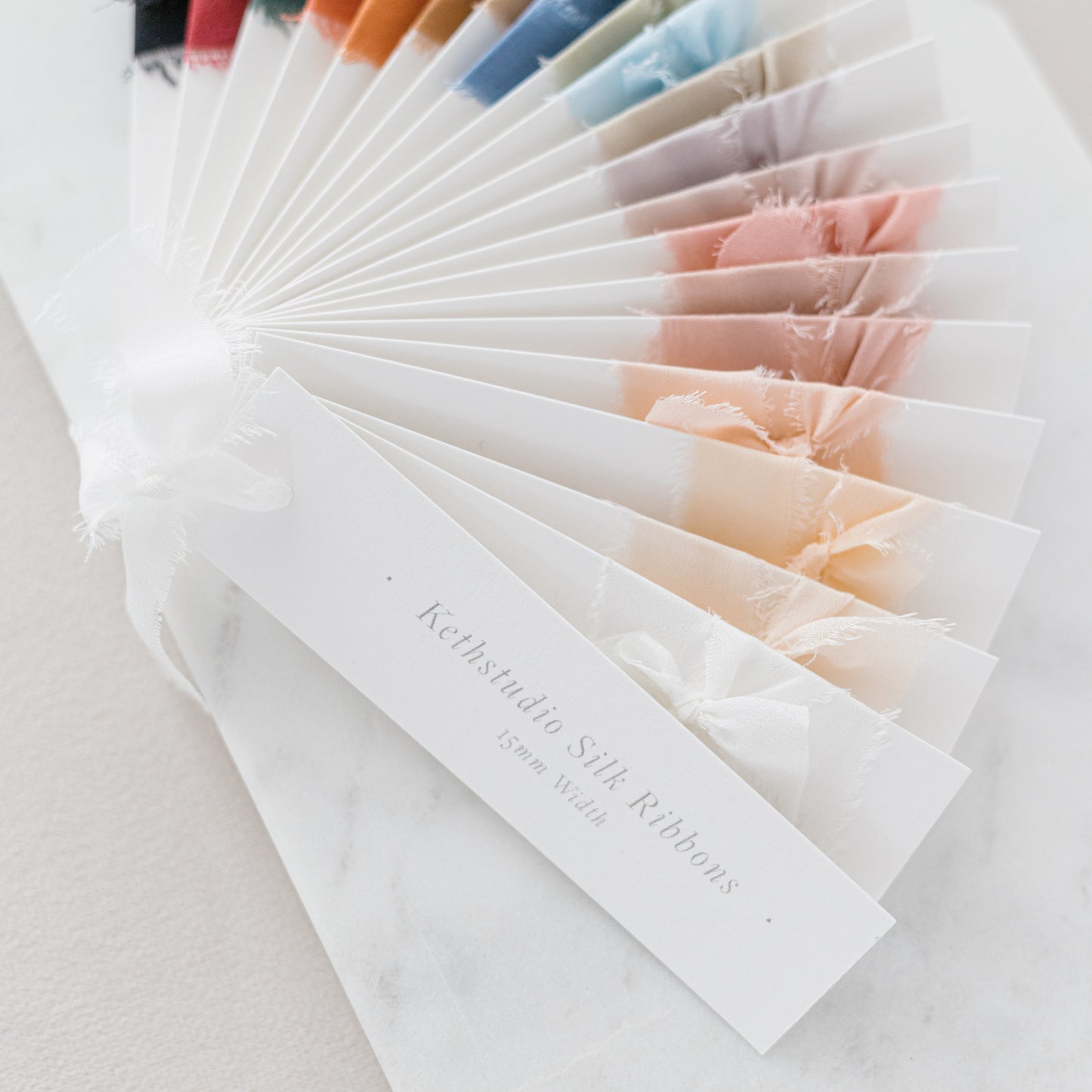 Silk Ribbon Sample Swatch Cards
