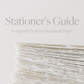 Stationer's Guide to Digitally Print on Handmade Paper