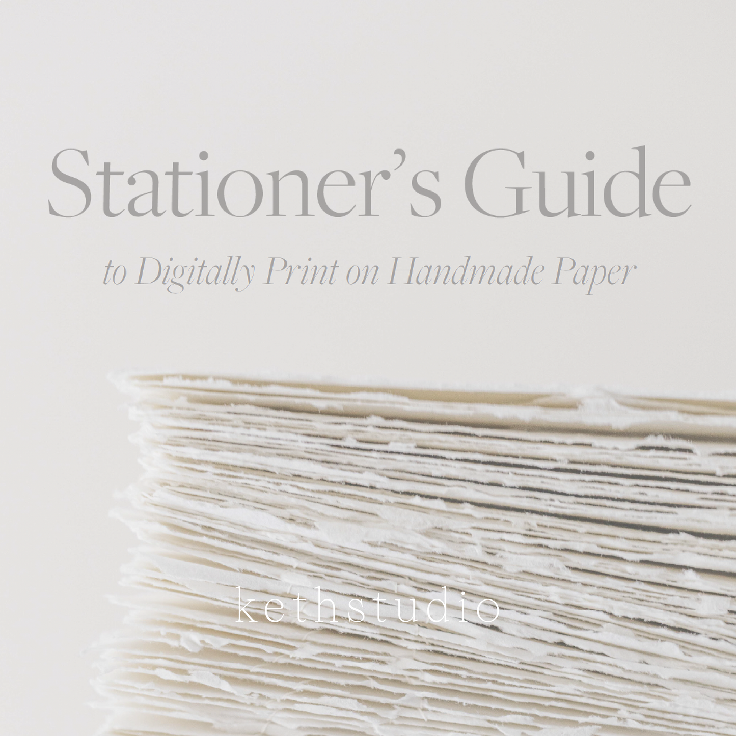 Stationer's Guide to Digitally Print on Handmade Paper