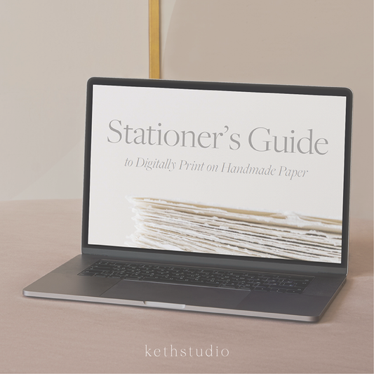 Stationer's Guide to Digitally Print on Handmade Paper