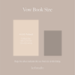 Viven Personalised Vow Books