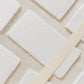Menus – White Handmade Paper