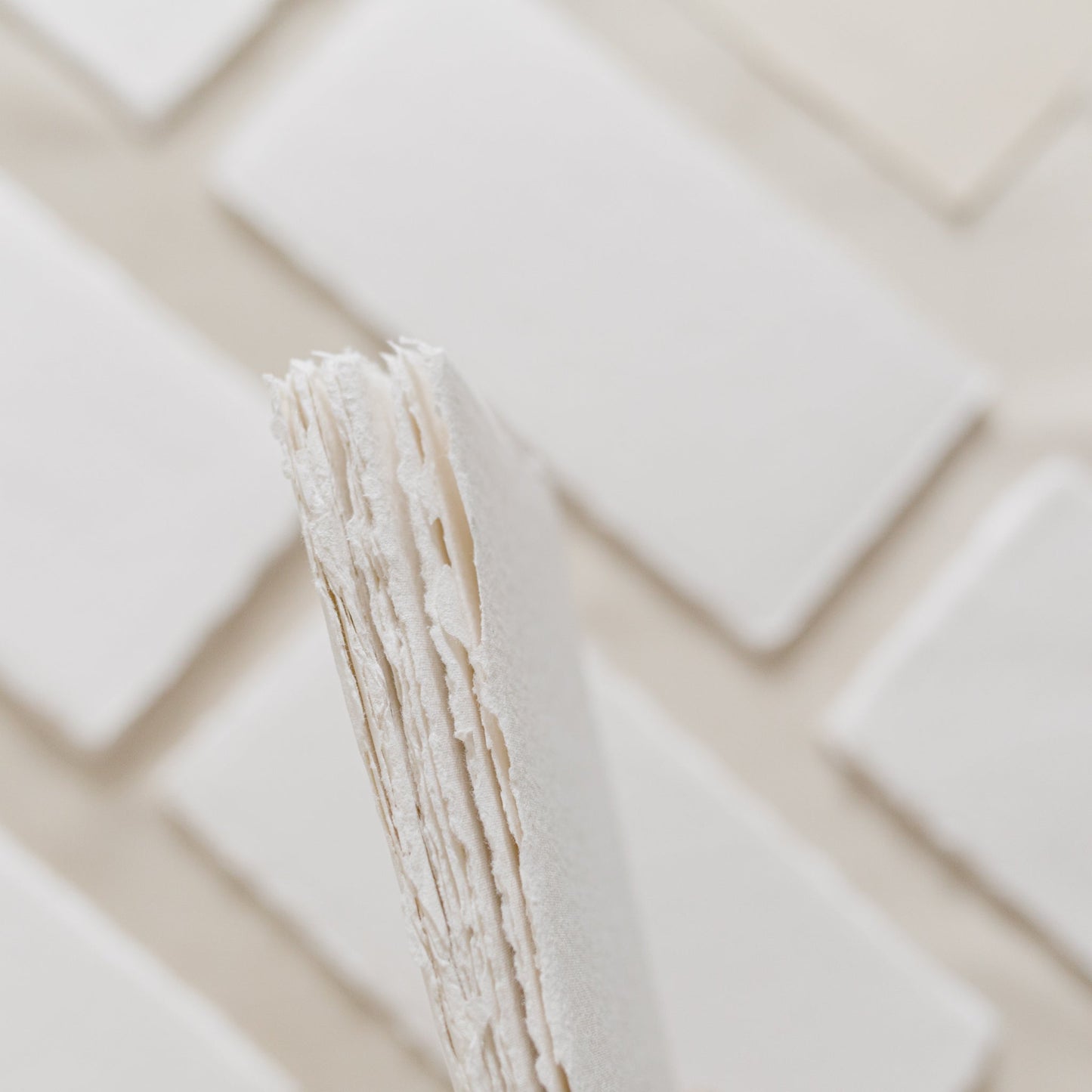 Menus – White Handmade Paper