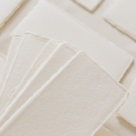 Menus – Cream Handmade Paper