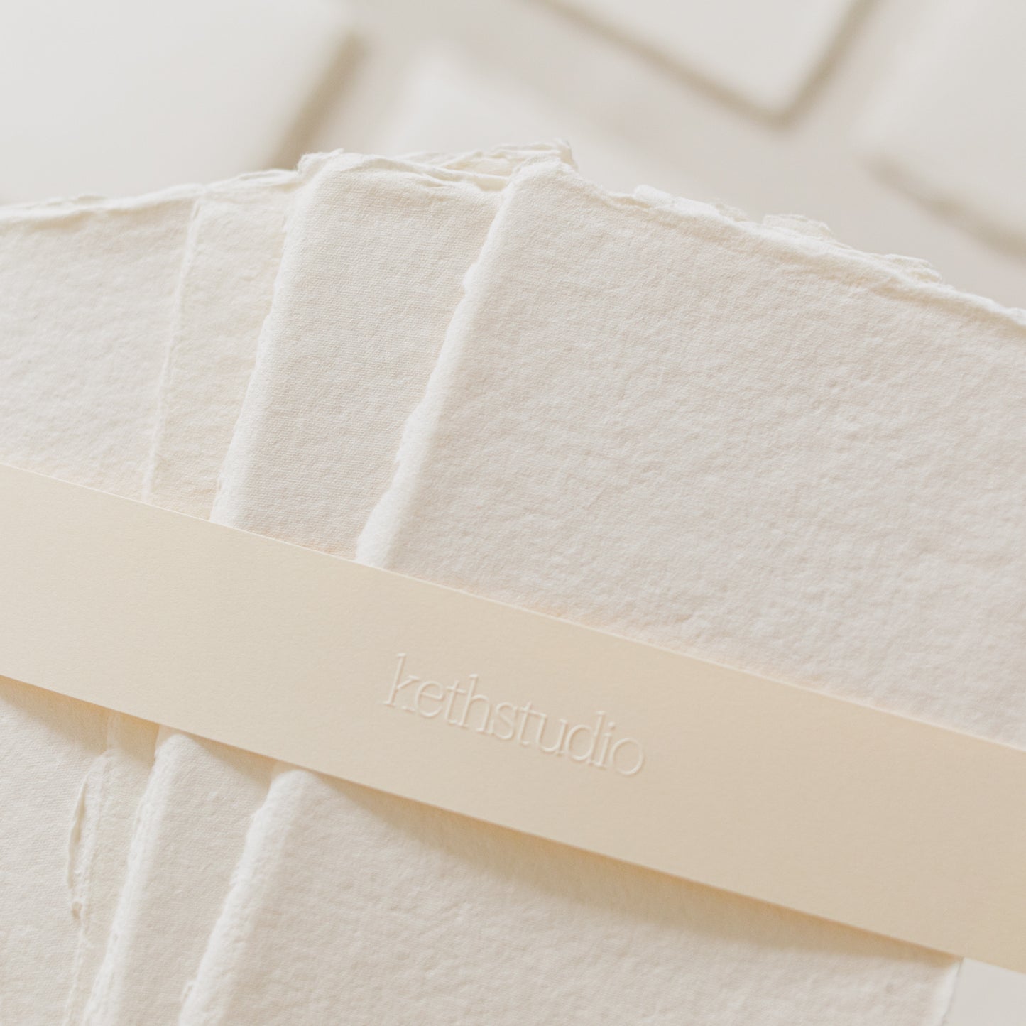 Menus – Cream Handmade Paper