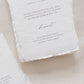 Mia Wedding Menu