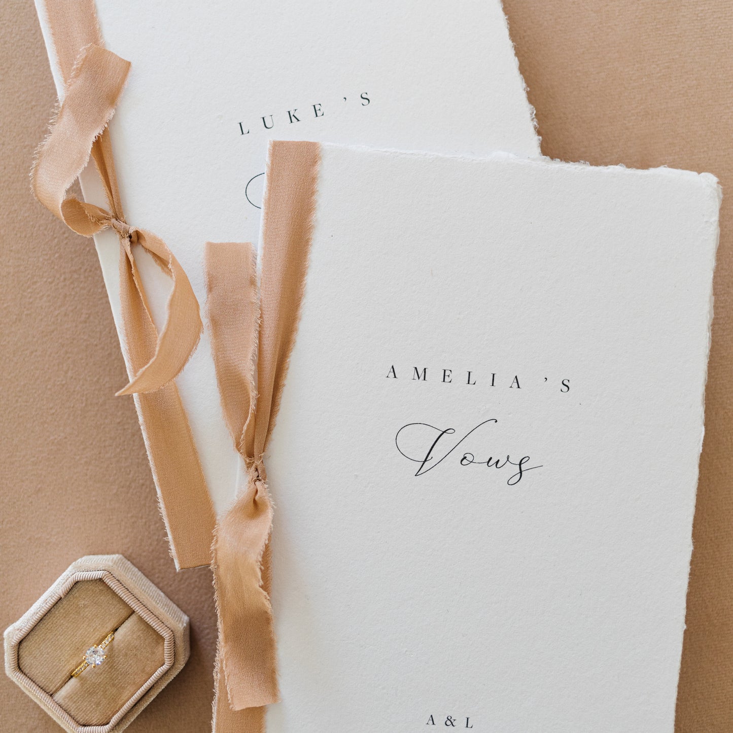 Amelia Personalised Vow Books