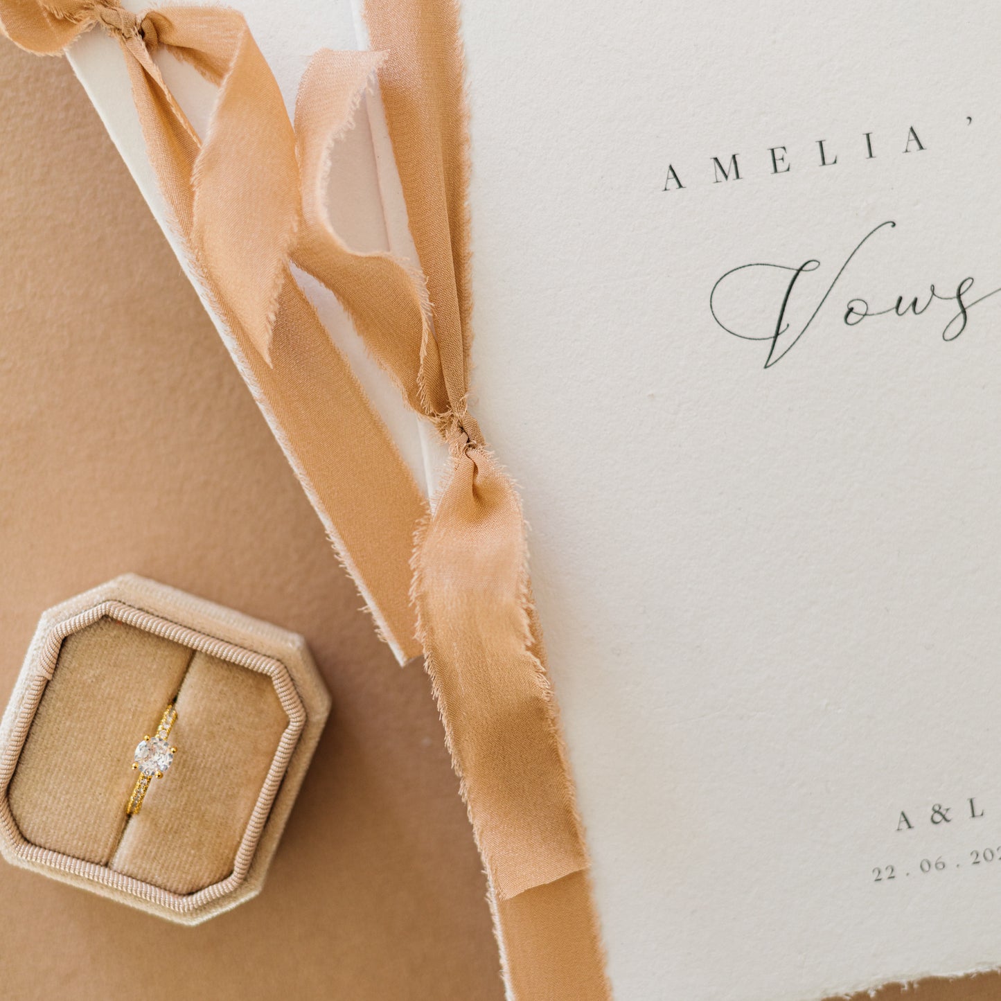 Amelia Personalised Vow Books