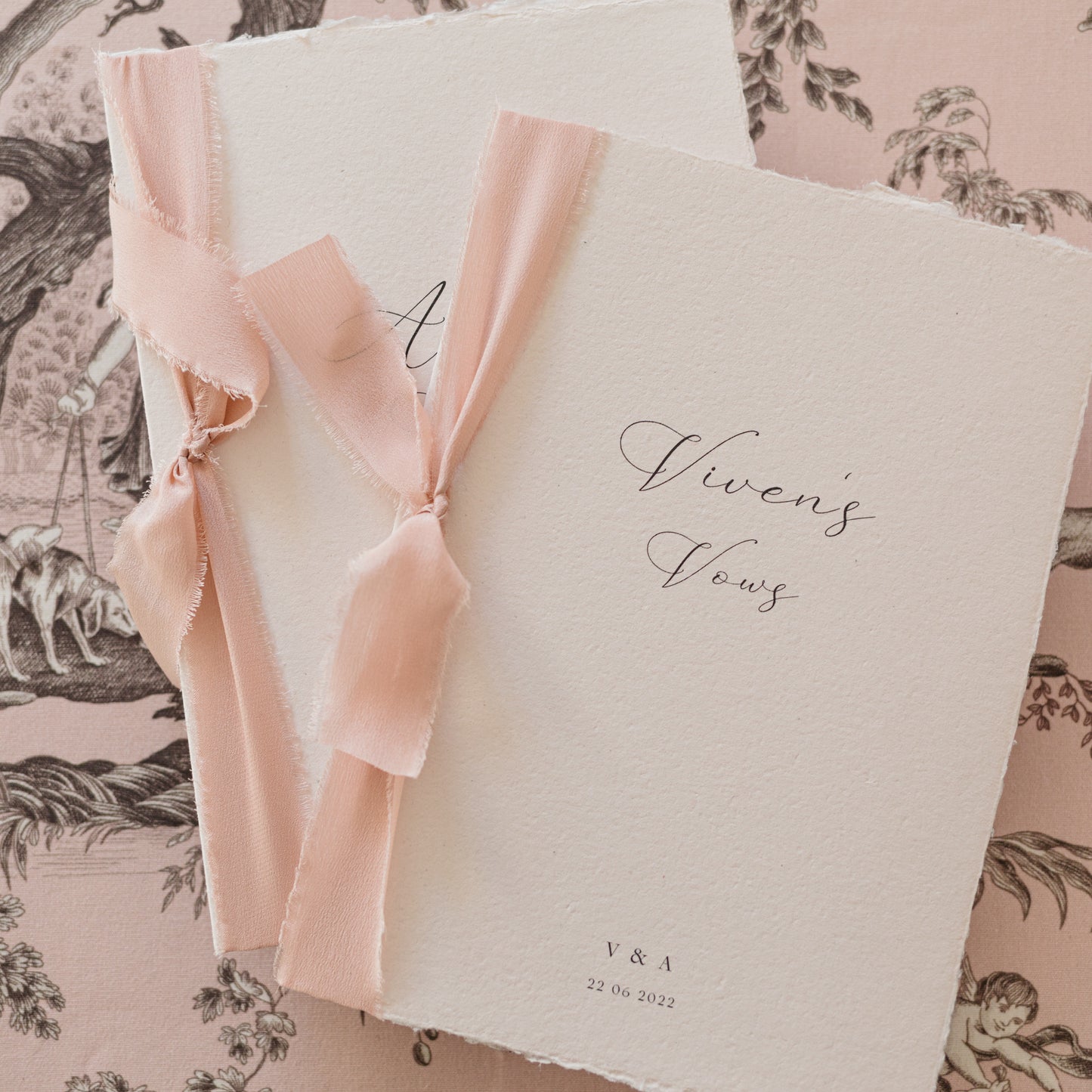 Viven Personalised Vow Books