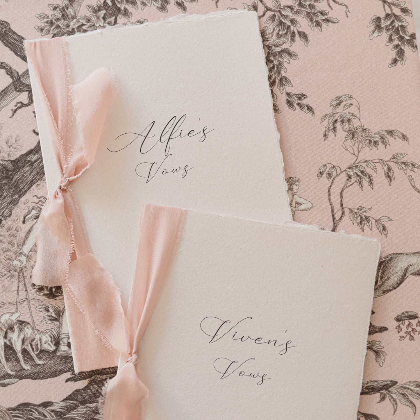 Viven Personalised Vow Books